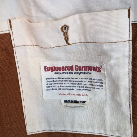 Engineered Garments Bedford Jacket in Brown - Picture 5 of 10